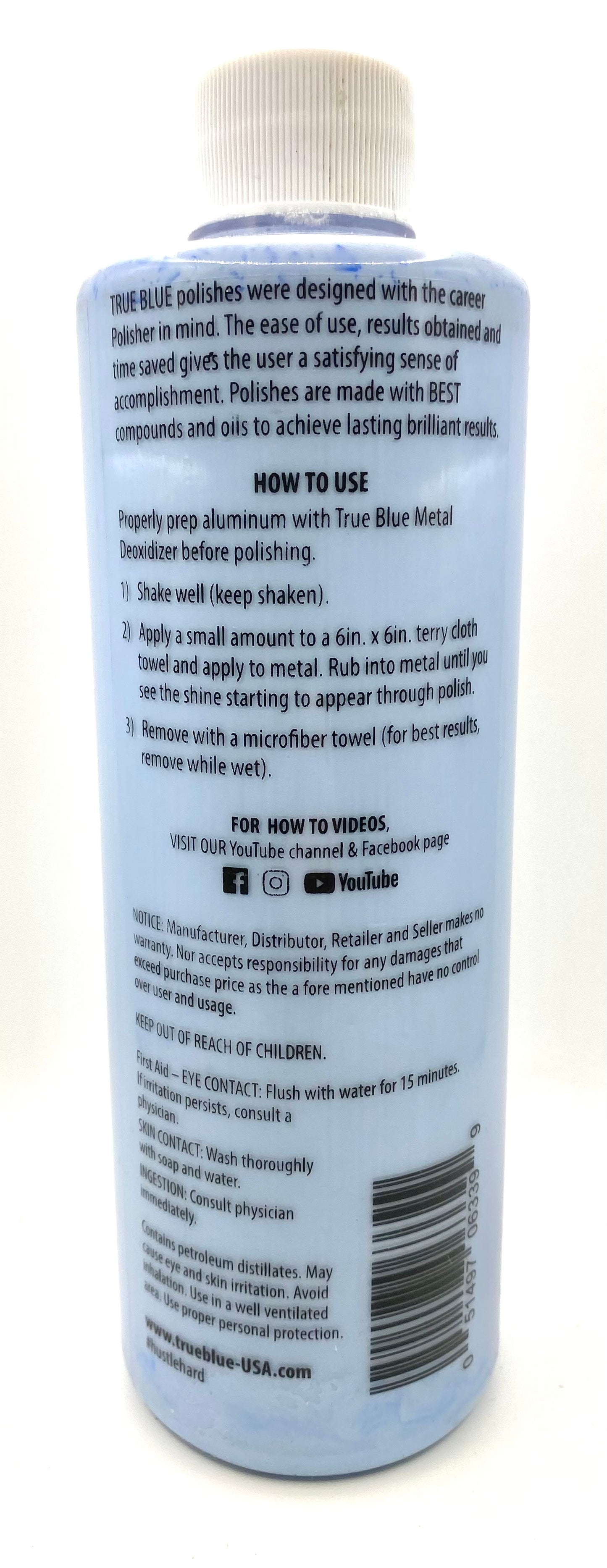 2 Tone's True Blue Chrome Polish