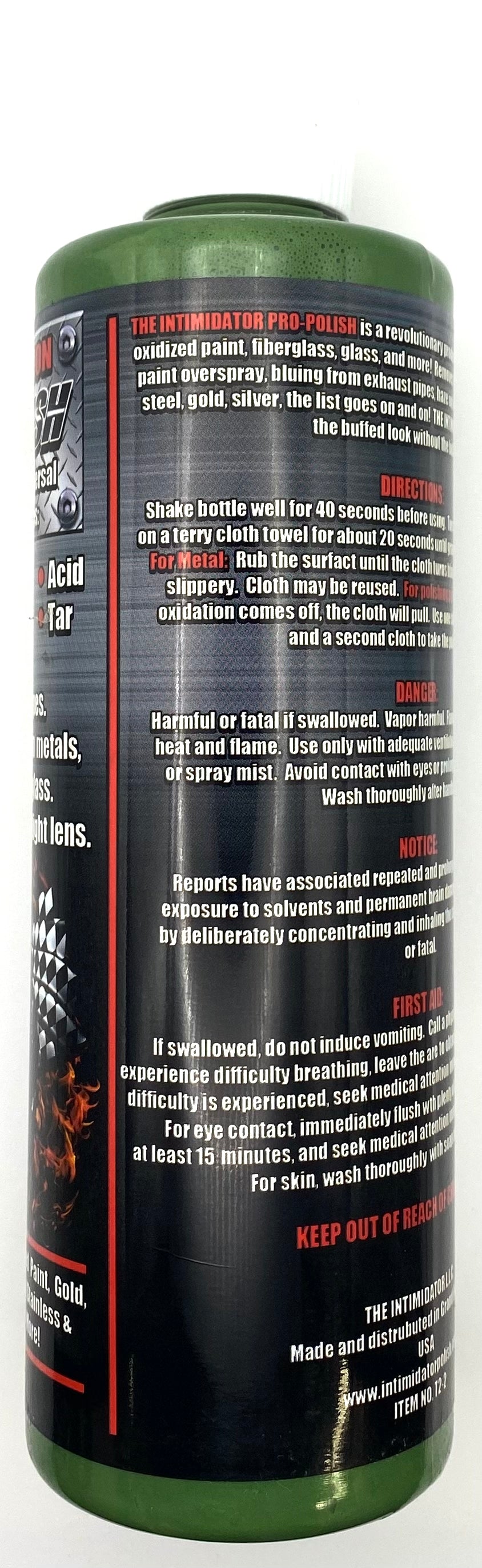 Intimidator Pro Polish Green