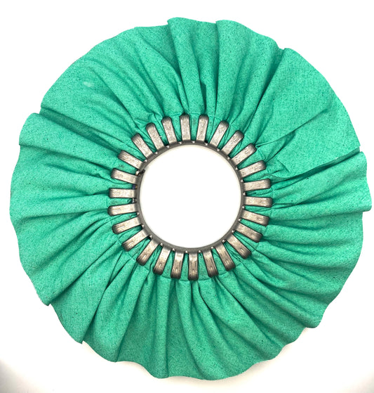 Marpol 10 Inch Green Medium/Light Cotton Buffing Wheel