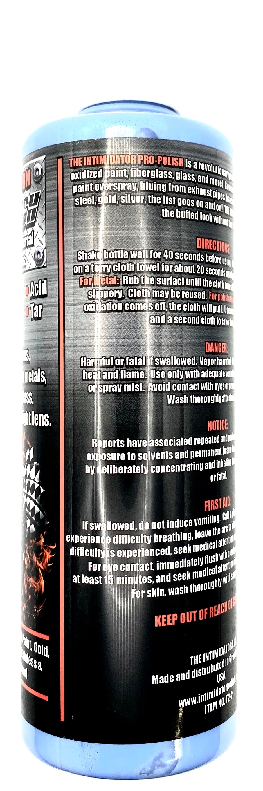 Intimidator Pro Polish Blue